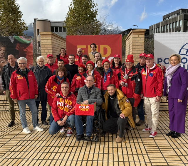 Engagement beim World Polio Day