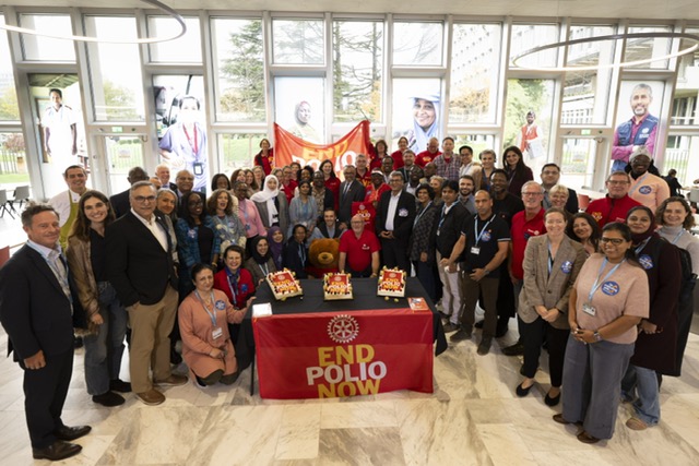World Polio Day Impression auf einer rotarischen Veranstaltung